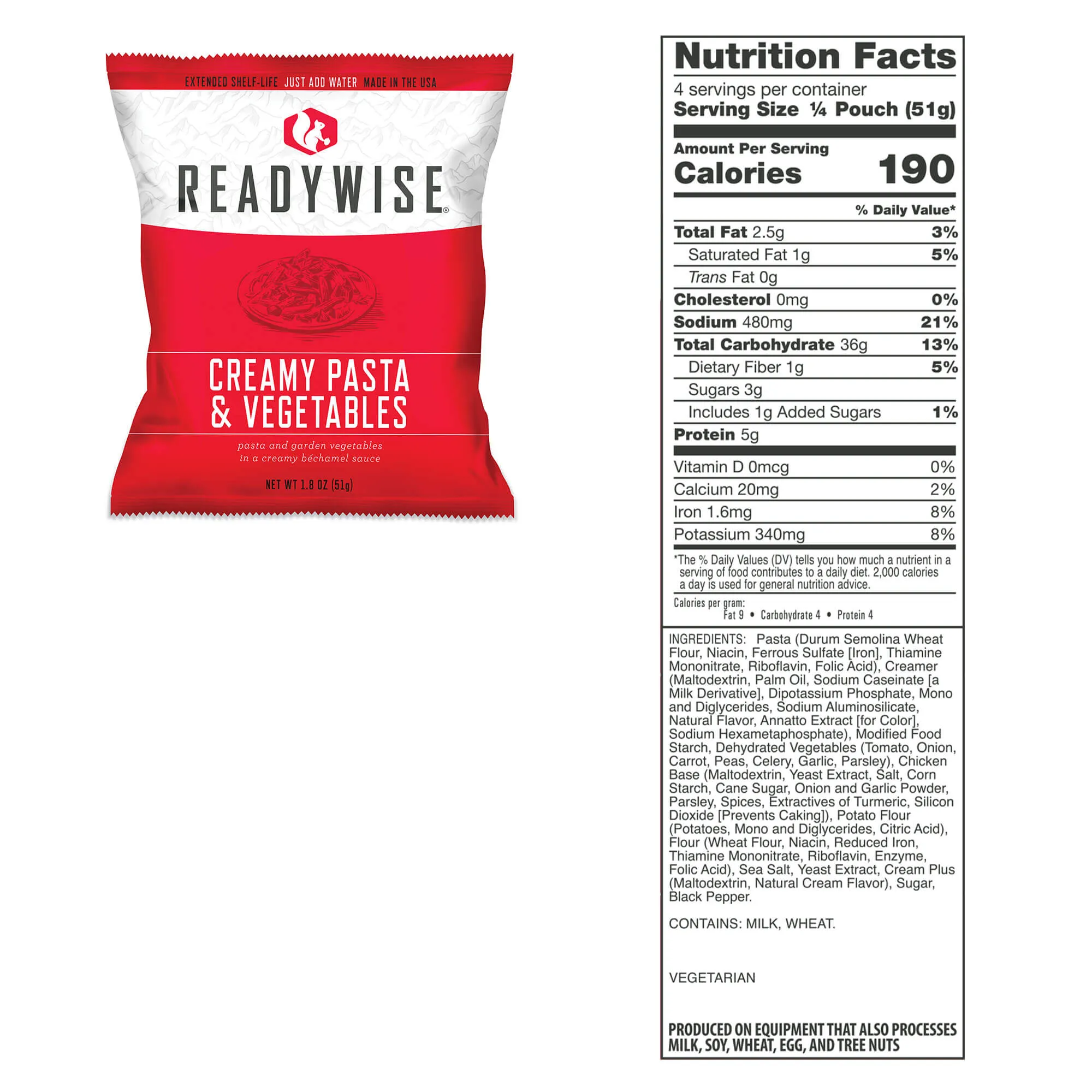 1440 Serving Package - 240 lbs - Includes: 6 - 120 Serving Entrée Buckets and 6 - 120 Serving Breakfast Buckets