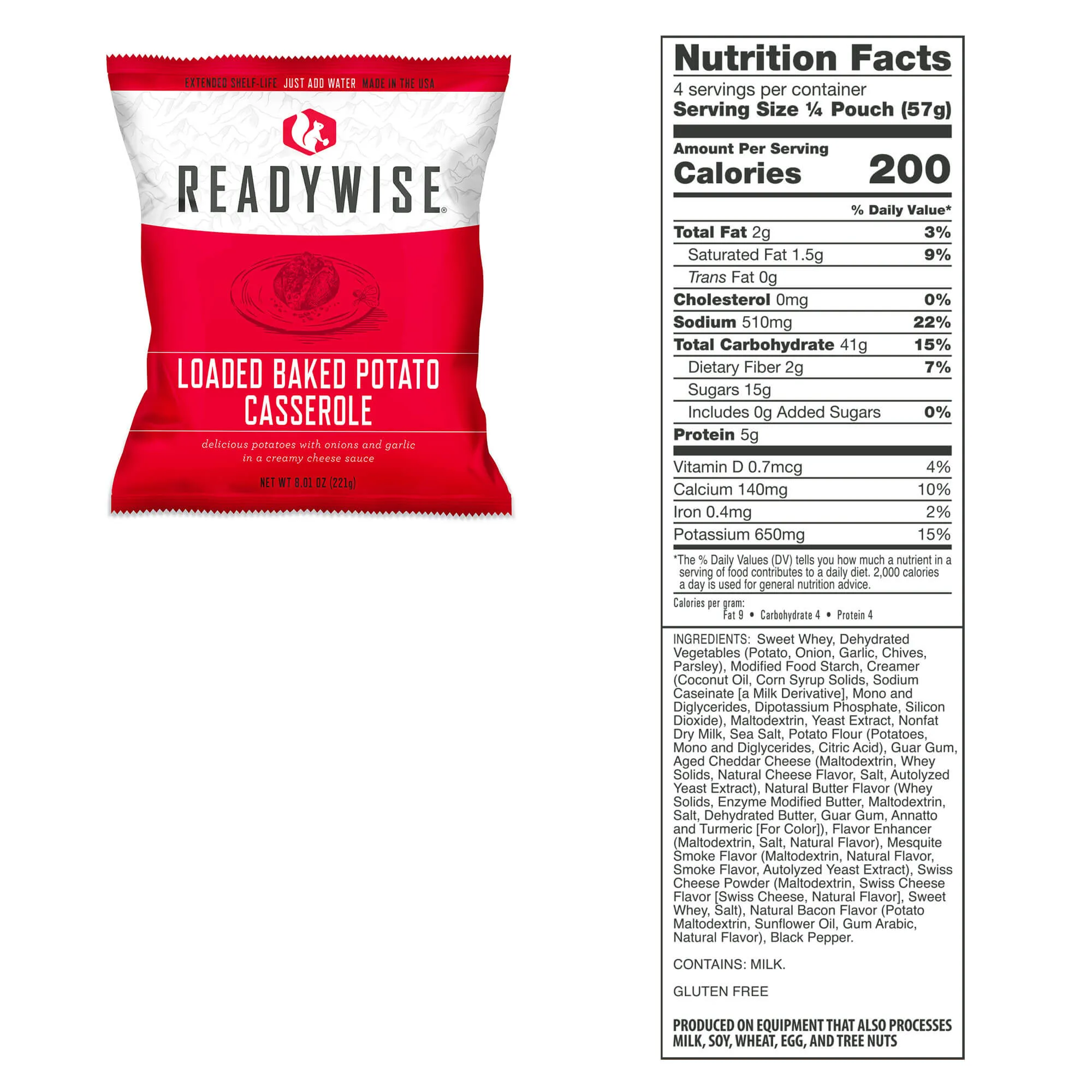 1440 Serving Package - 240 lbs - Includes: 6 - 120 Serving Entrée Buckets and 6 - 120 Serving Breakfast Buckets