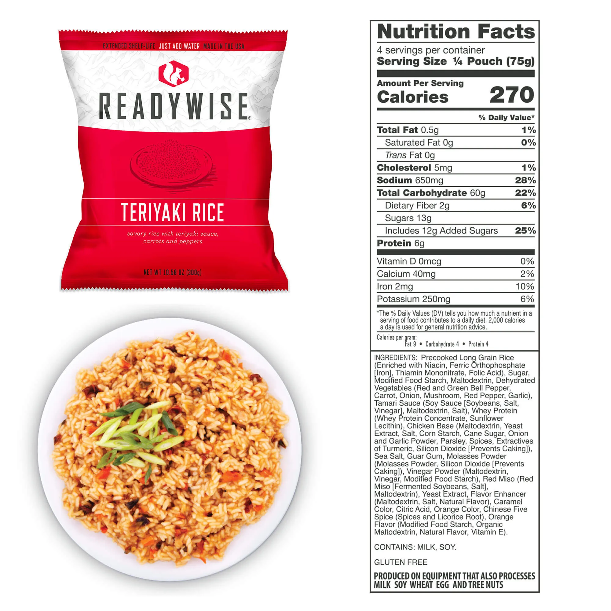 1440 Serving Package - 240 lbs - Includes: 6 - 120 Serving Entrée Buckets and 6 - 120 Serving Breakfast Buckets