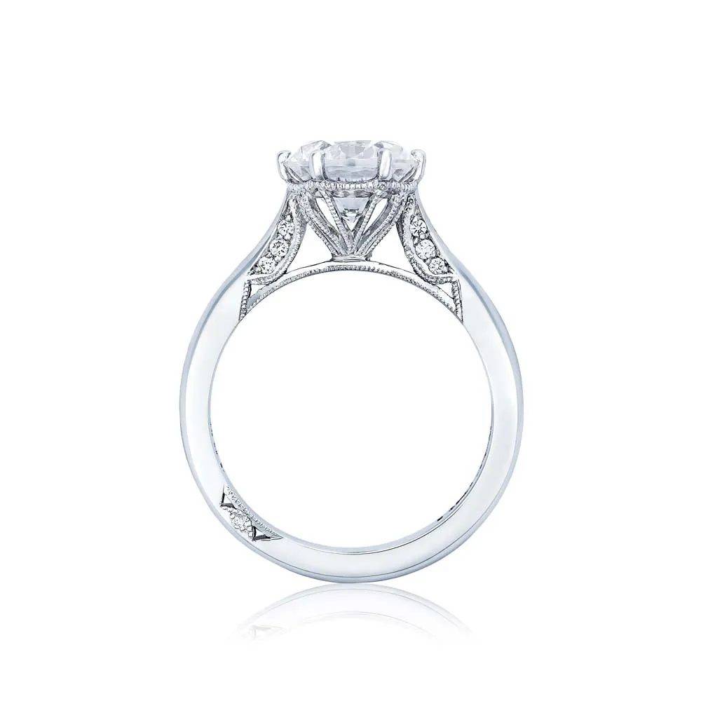 18k White Gold Six Prong Solitaire Engagement Ring