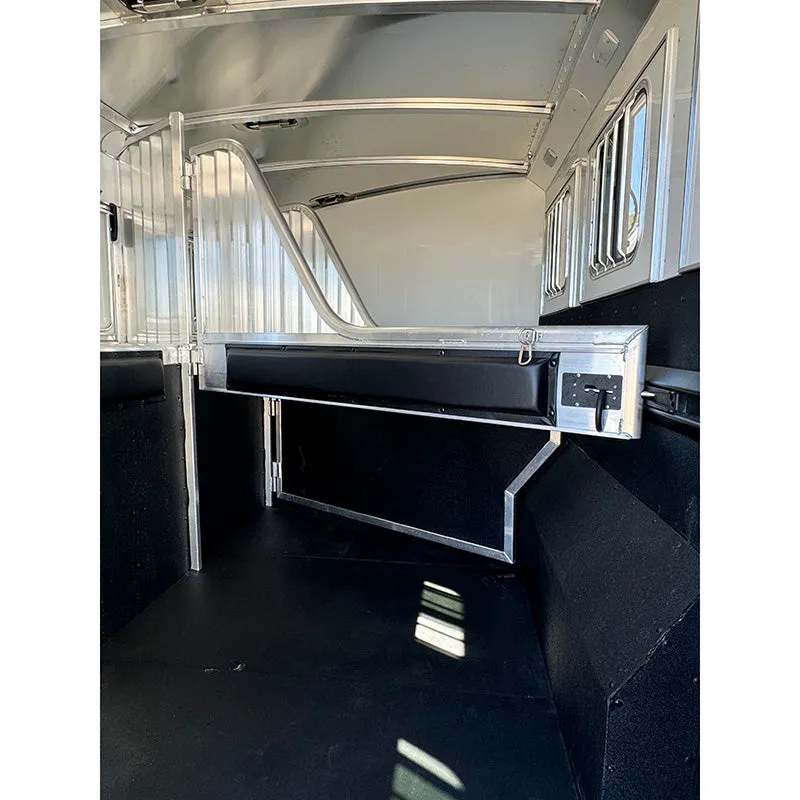2025 4 Star 3 Horse Bumper Trailer Pull 8' Wide, 15' Long