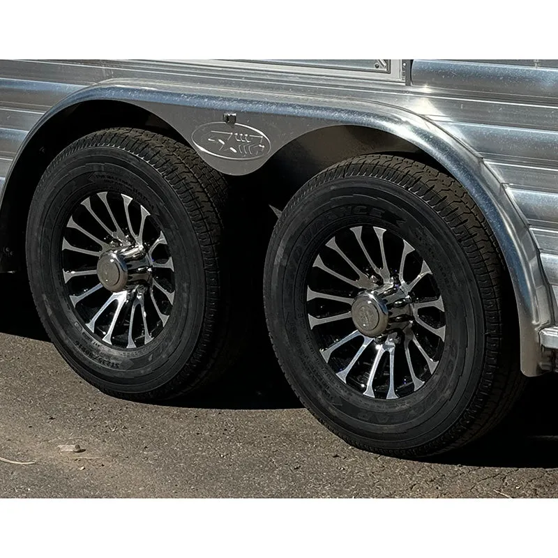 2025 4 Star 3 Horse Bumper Trailer Pull 8' Wide, 15' Long