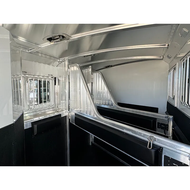 2025 4 Star 3 Horse Bumper Trailer Pull 8' Wide, 15' Long