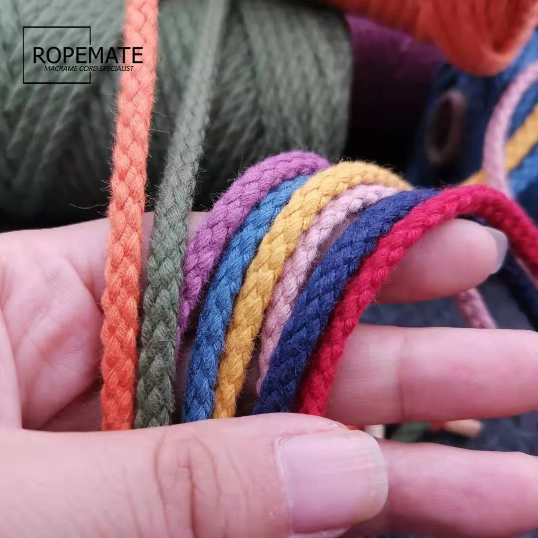 4MM MACRAM BRAIDED - PLAIT - LVORY