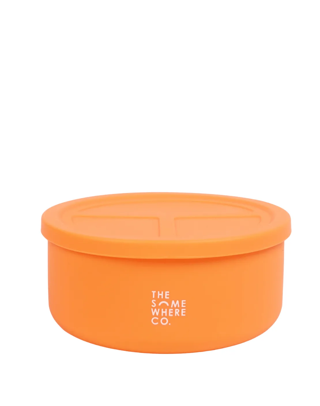 Apricot Round Silicone Bento Lunch Box