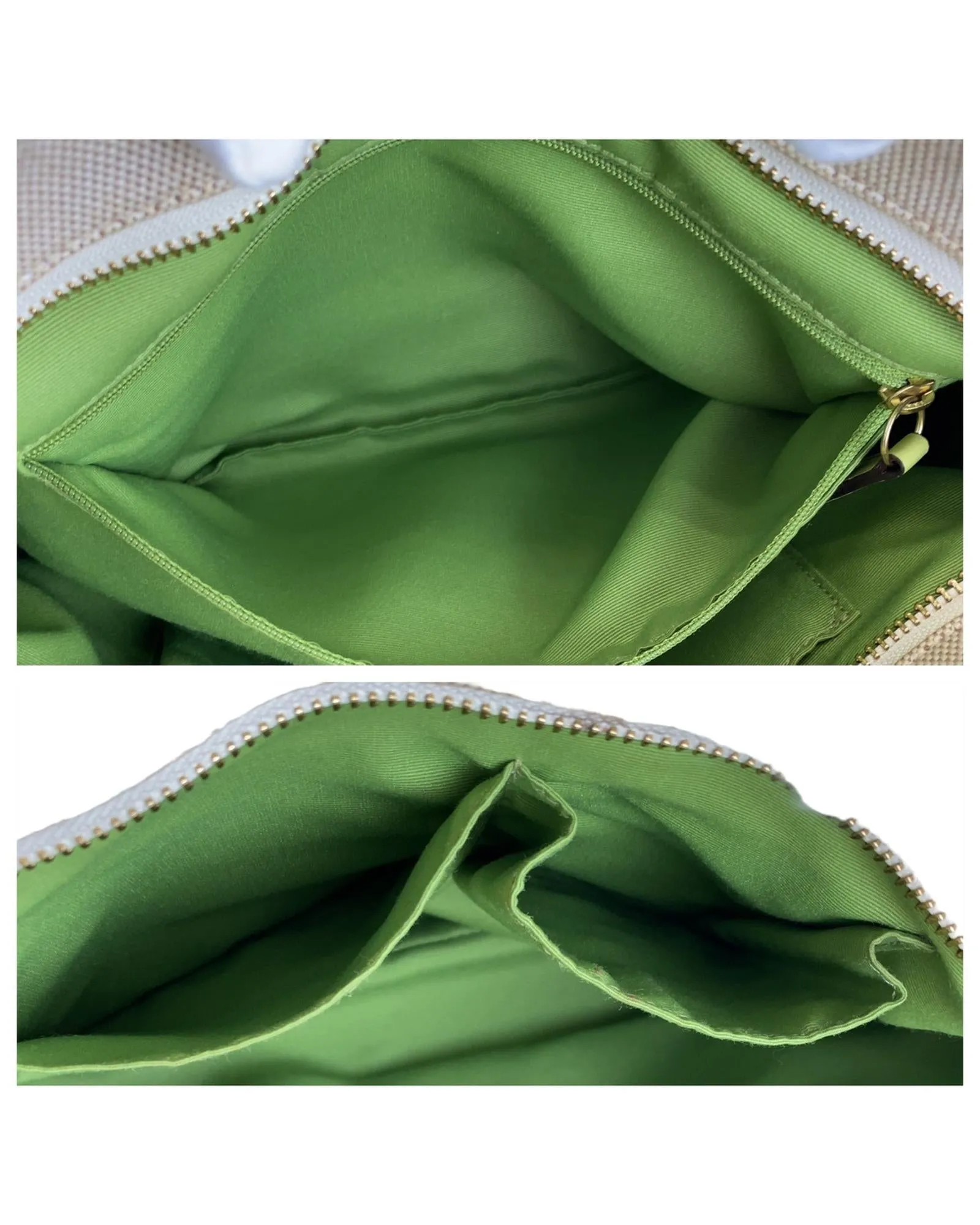 Authentic Coach Canvas Shoulder Bag with Gold Hardware