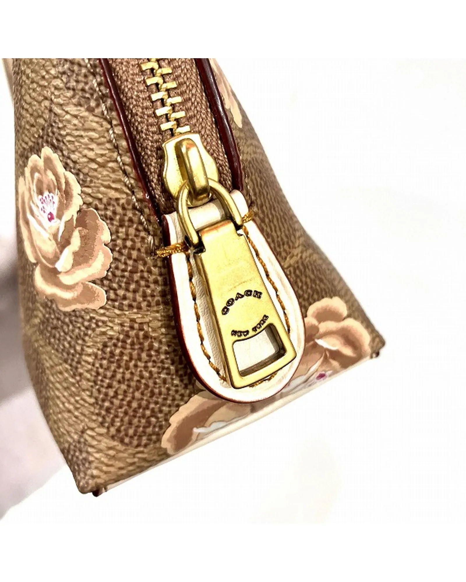 Authentic Coach Floral Clutch Bag - Pre-Owned Luxury Pouch