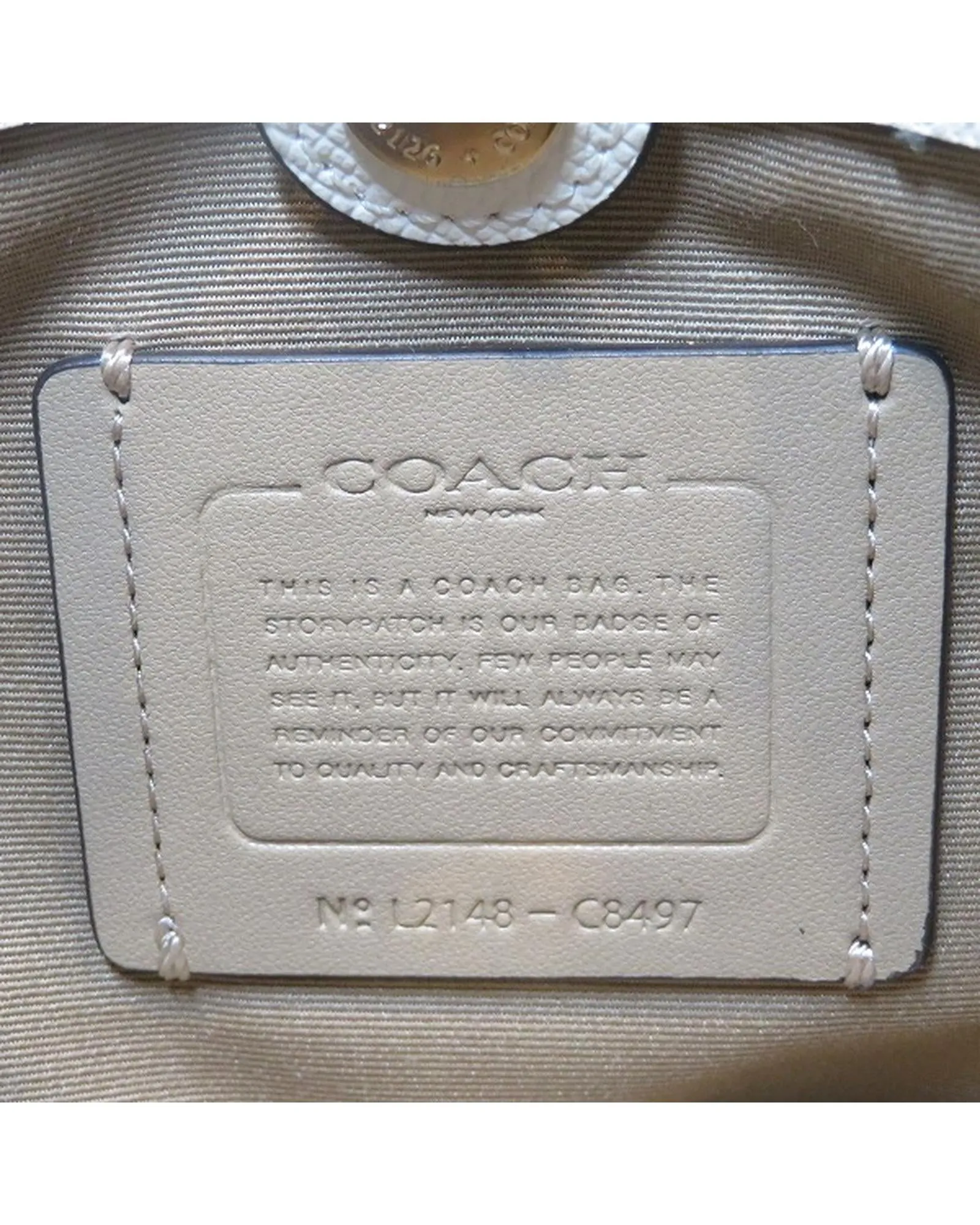 Authentic Coach Mini Leather Handbag in Great Condition