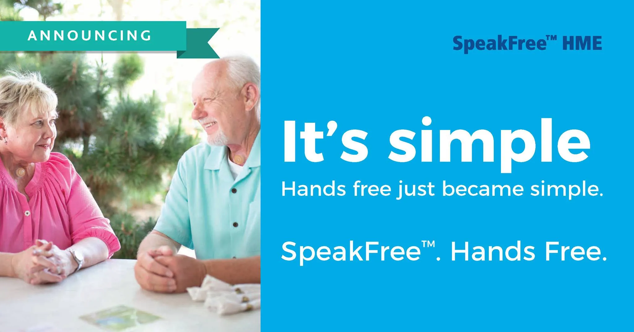 Available Now! BLOM-SINGER® SPEAKFREE™ HME HANDS FREE VALVE