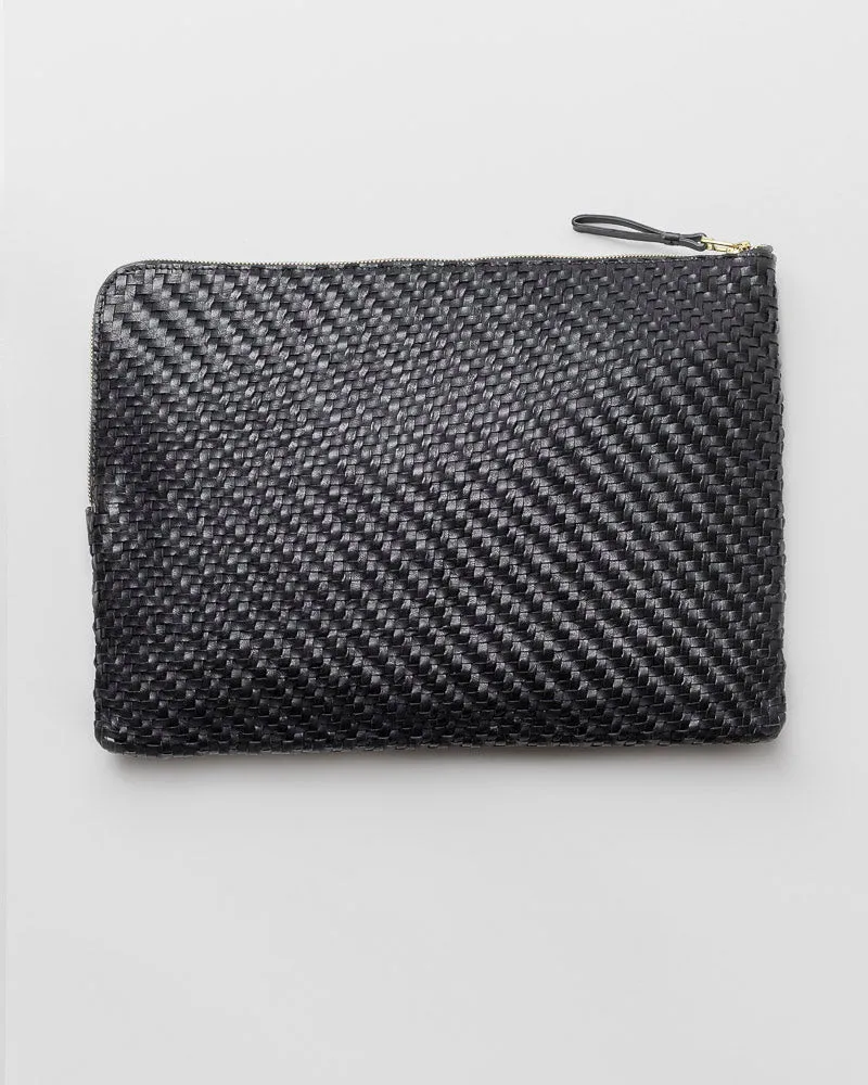 BATU L Black Twill Pouch