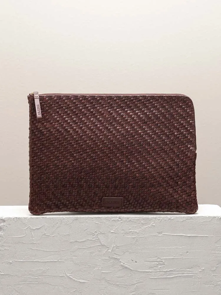 BATU L Pecan Twill Pouch