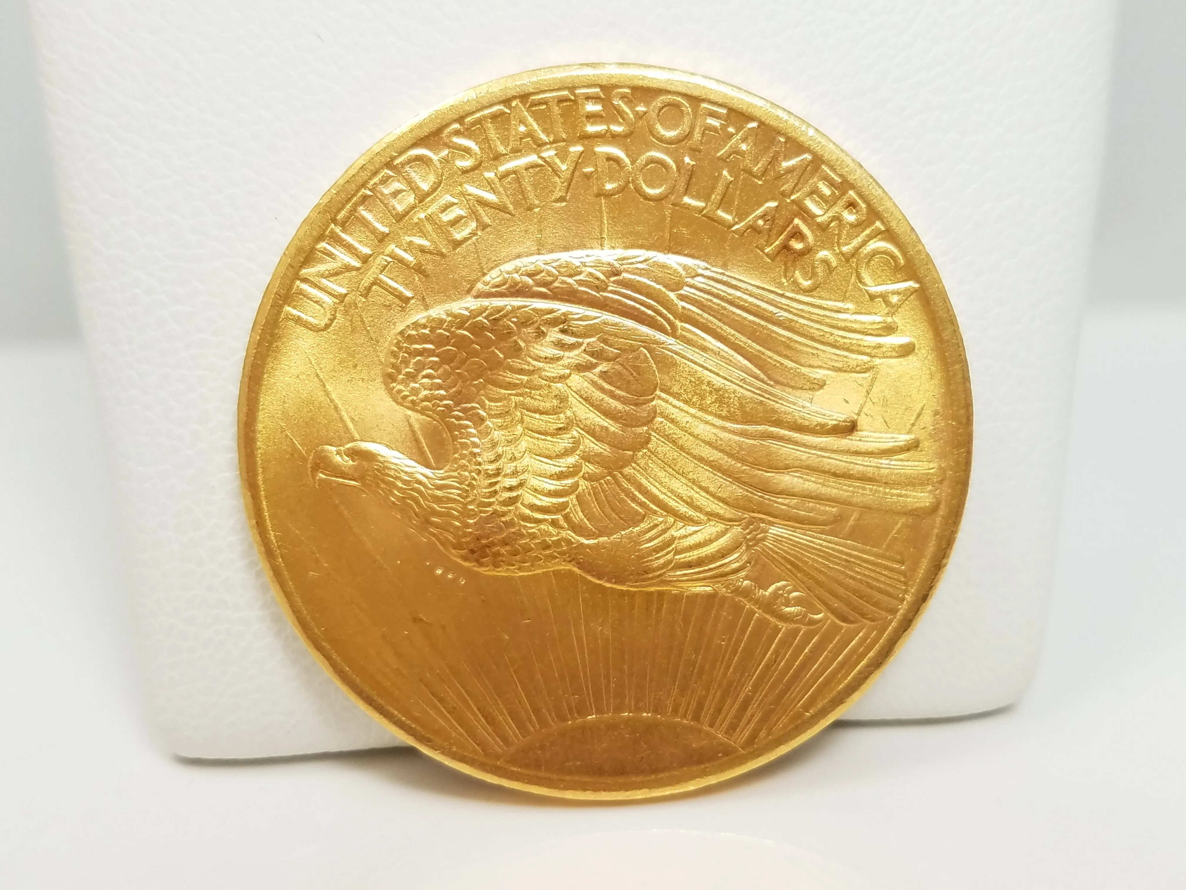 Beautiful 1908 US $20 St Gaudens Gold Coin