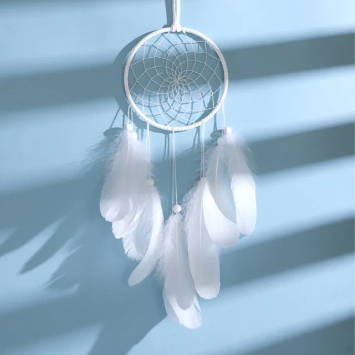Boho Dreamcatchers with Feathers