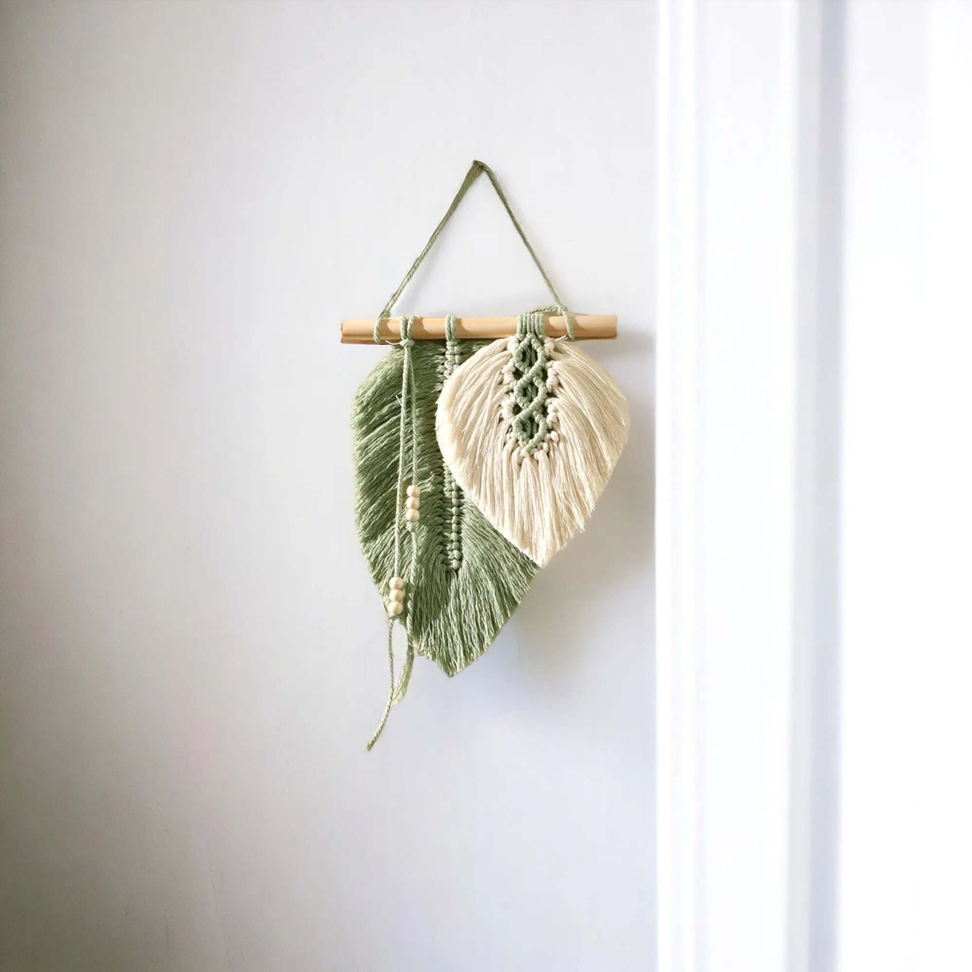 Boho Leaf Macrame Home Decoration