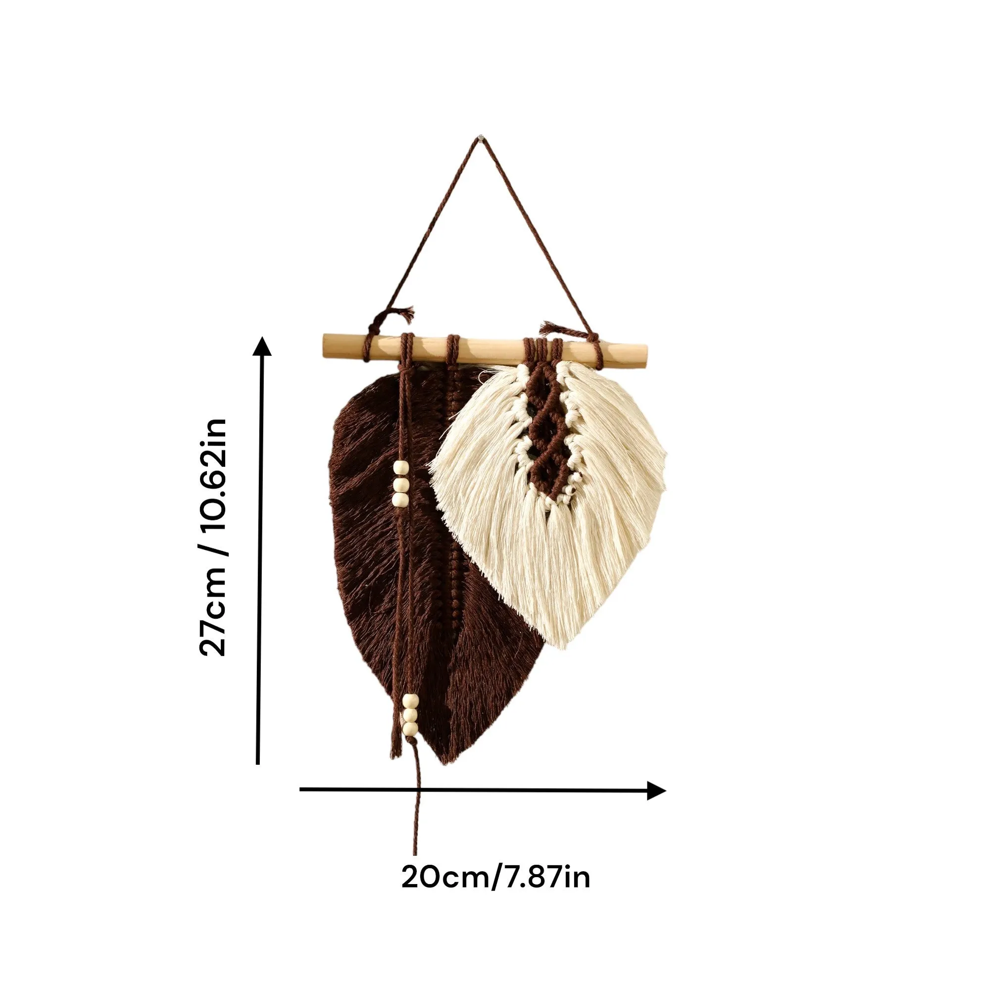Boho Leaf Macrame Home Decoration