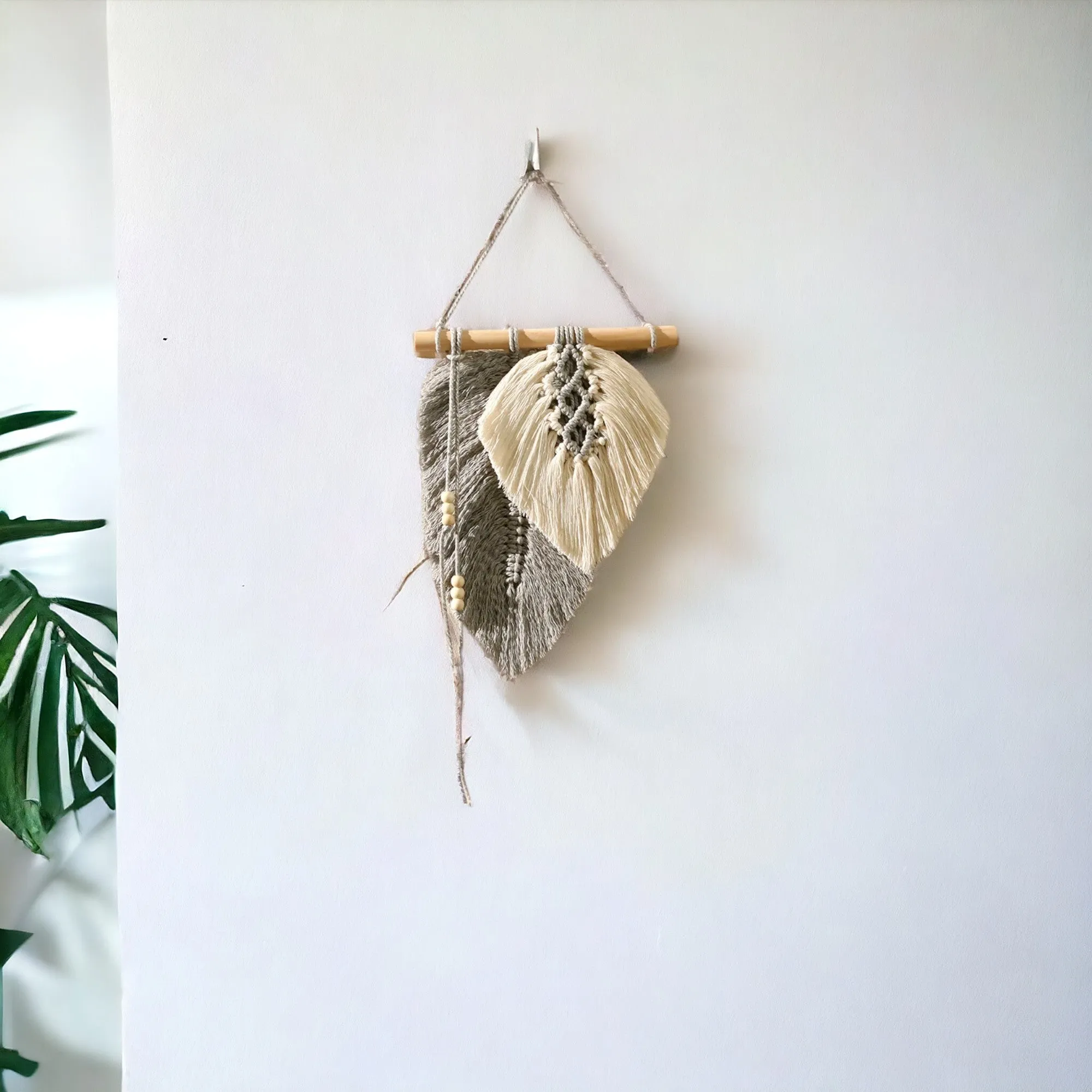 Boho Leaf Macrame Home Decoration