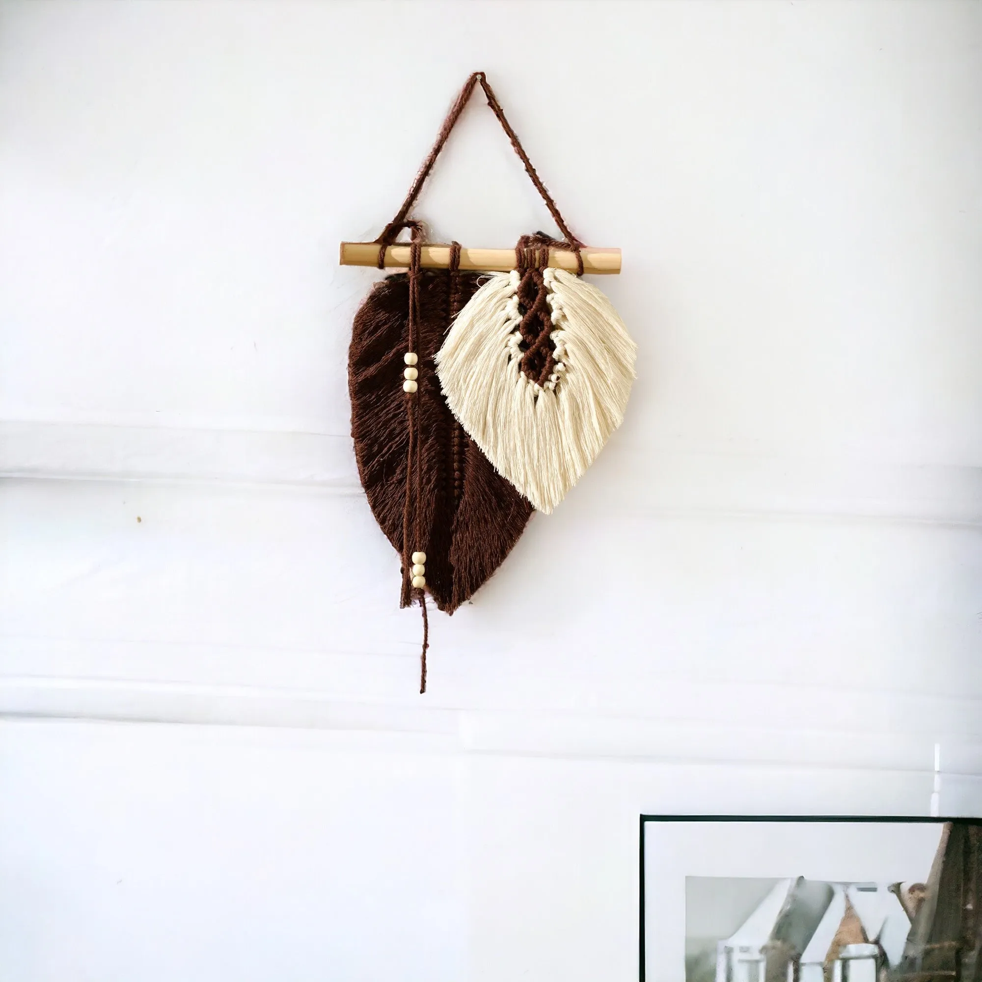 Boho Leaf Macrame Home Decoration