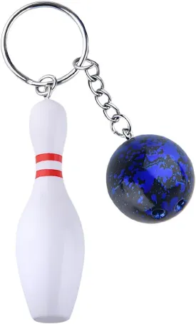 Bowling Ball Bag Charms for Tote Bags Backpack Bowling Accessories for Women Men Bowling Birthday Gift for Best Friend Teammates Bowler Gifts for Women Men Bowling Team Bowling Party Favors Keychain