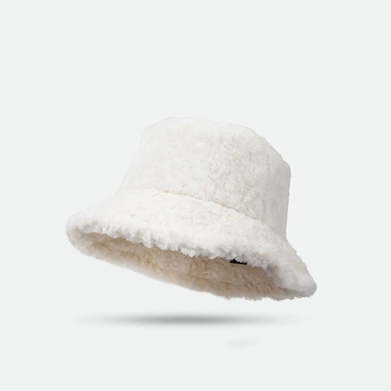 Chic Cozy Lambswool Bucket Hat