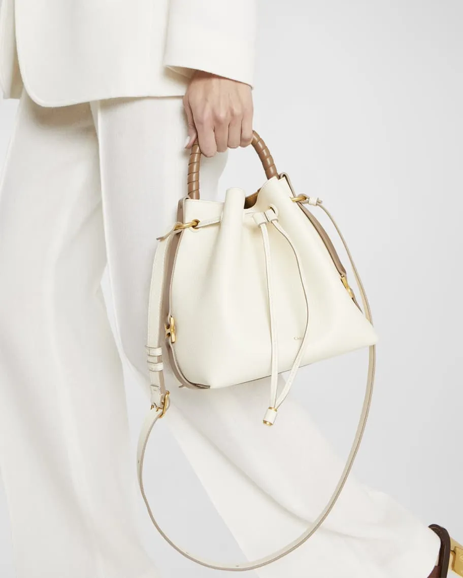 Chloe Calfskin Drawstring Marcie Bucket Bag
