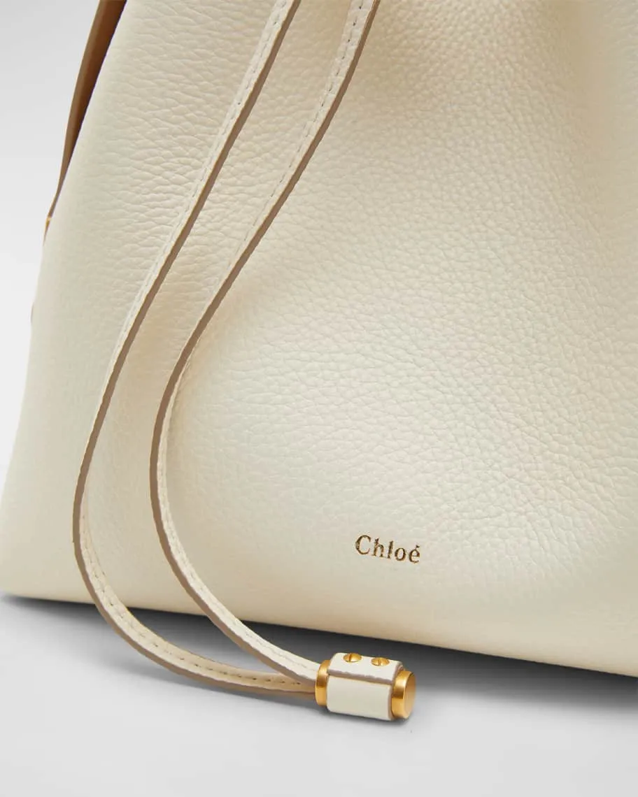 Chloe Calfskin Drawstring Marcie Bucket Bag
