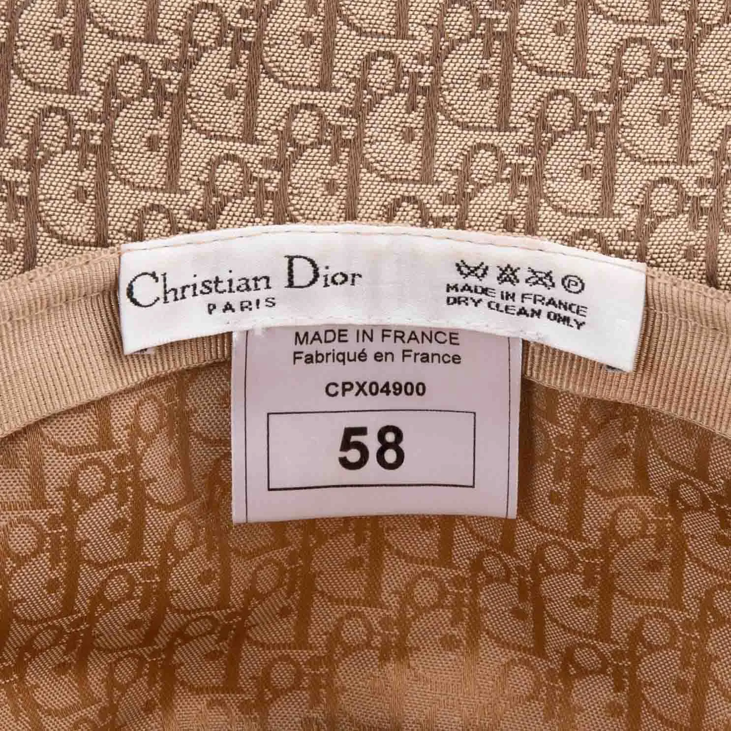 Christian Dior Spring 2002 Street Chic Diorissimo Bucket Hat