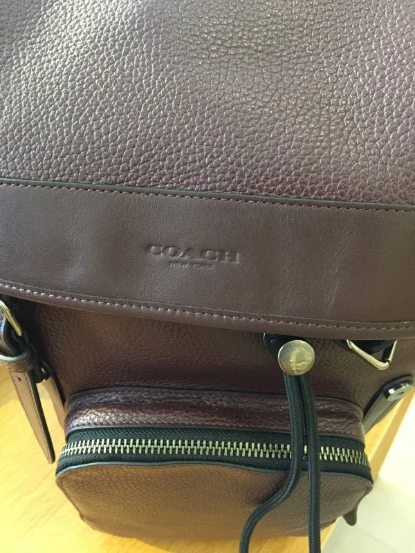 COACH HENRY BACKPACK IN PEBBLE LEATHER