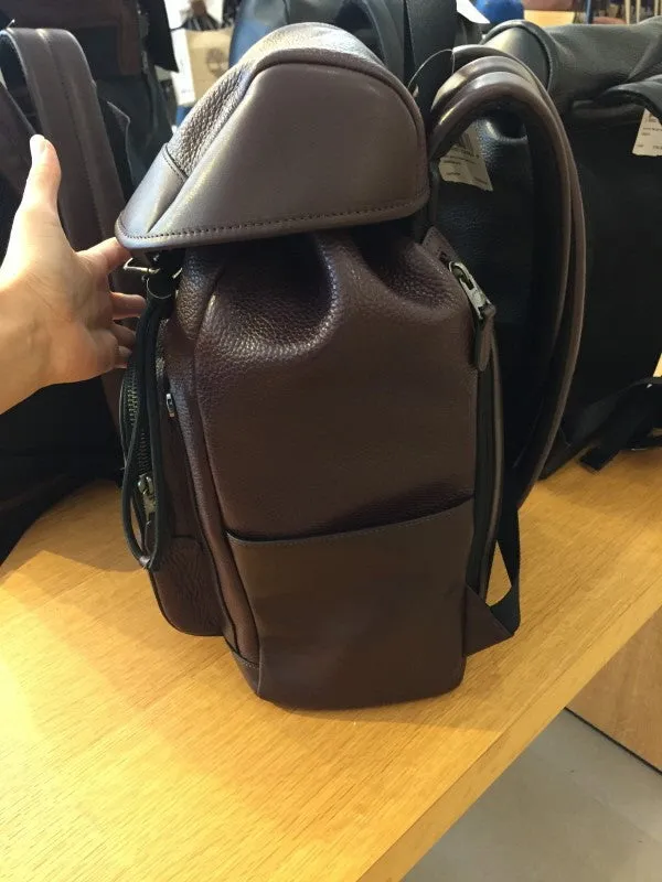 COACH HENRY BACKPACK IN PEBBLE LEATHER