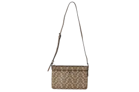 COACH MONOGRAM CROSSBODY BAG SILVER HARDWARE, NO DUST COVER