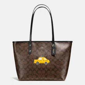 COACH NYC TAXI CITY ZIP TOTE IN SIGNATURE