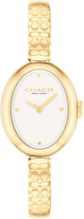 COACH Sammy Women's 2H Quartz Watch - Jewelry-Inspired 22.5mm Bangle Watch - Modern and Elegant Everyday Timepiece - Gift for Her