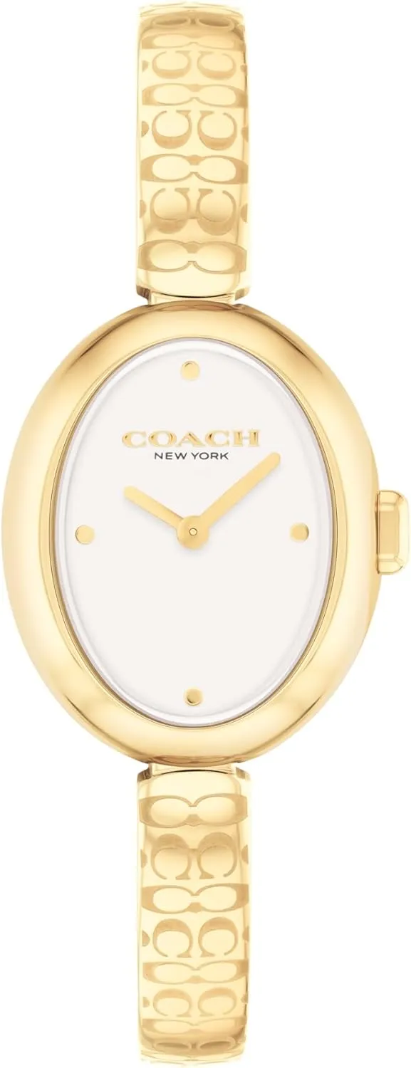COACH Sammy Women's 2H Quartz Watch - Jewelry-Inspired 22.5mm Bangle Watch - Modern and Elegant Everyday Timepiece - Gift for Her