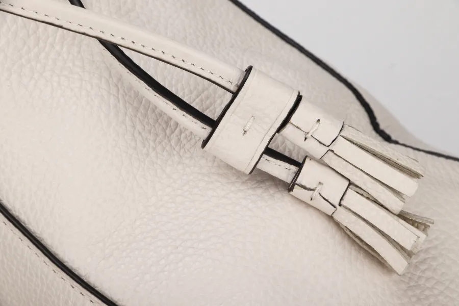 COACH SHOULDER BAG (A1954-F72650) LARGE WHITE GOLD HARDWARE WITH DUST COVER