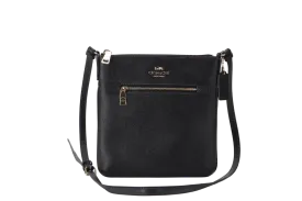 COACH SHOULDER BAG (H2241-CE871) BLACK LEATHER GOLD HARDWARE NO DUST COVER