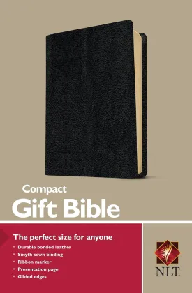 Compact Gift Bible NLT (Bonded Leather, Black) Bonded Leather  October 1, 2004