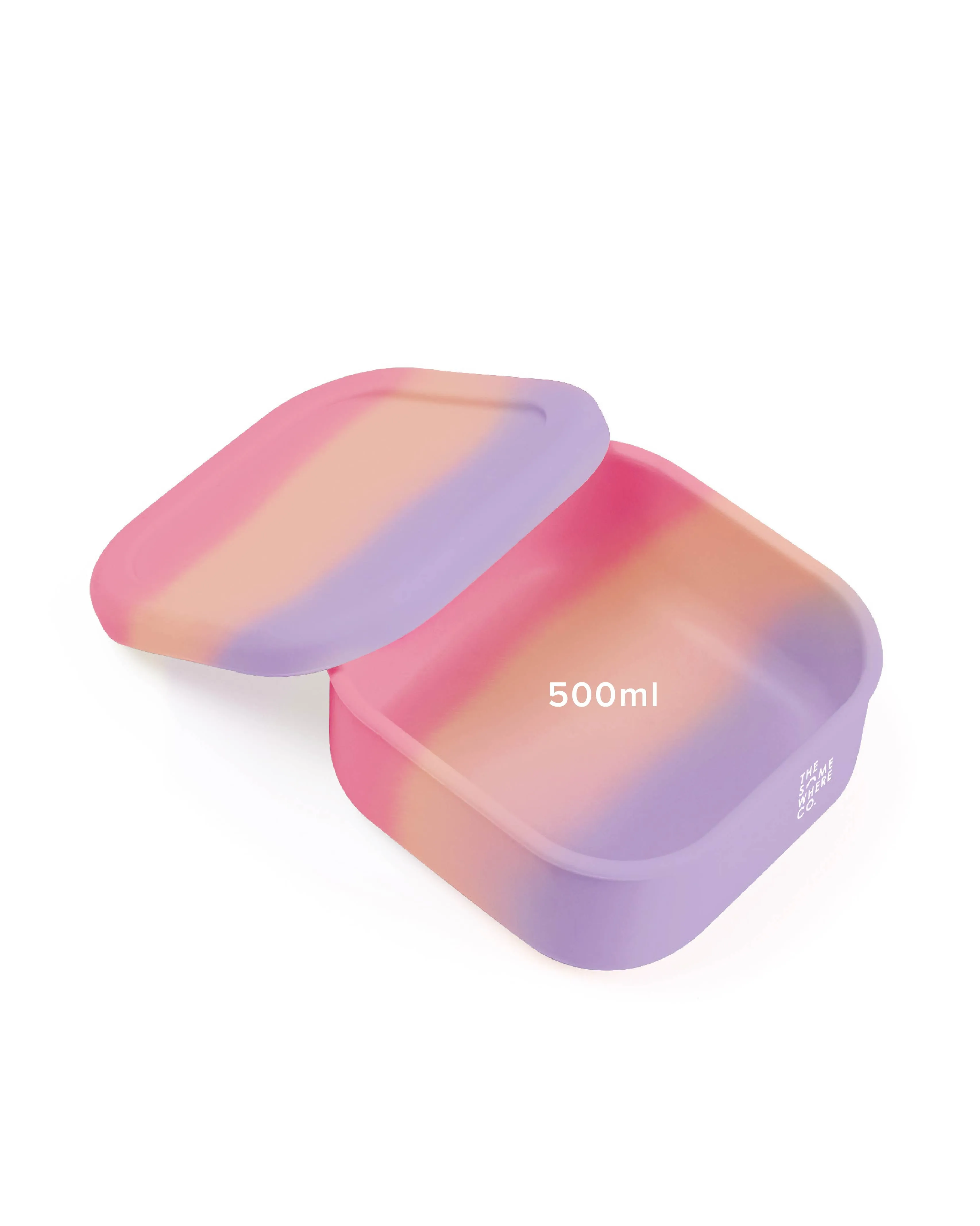Cotton Candy Square Silicone Lunch Box