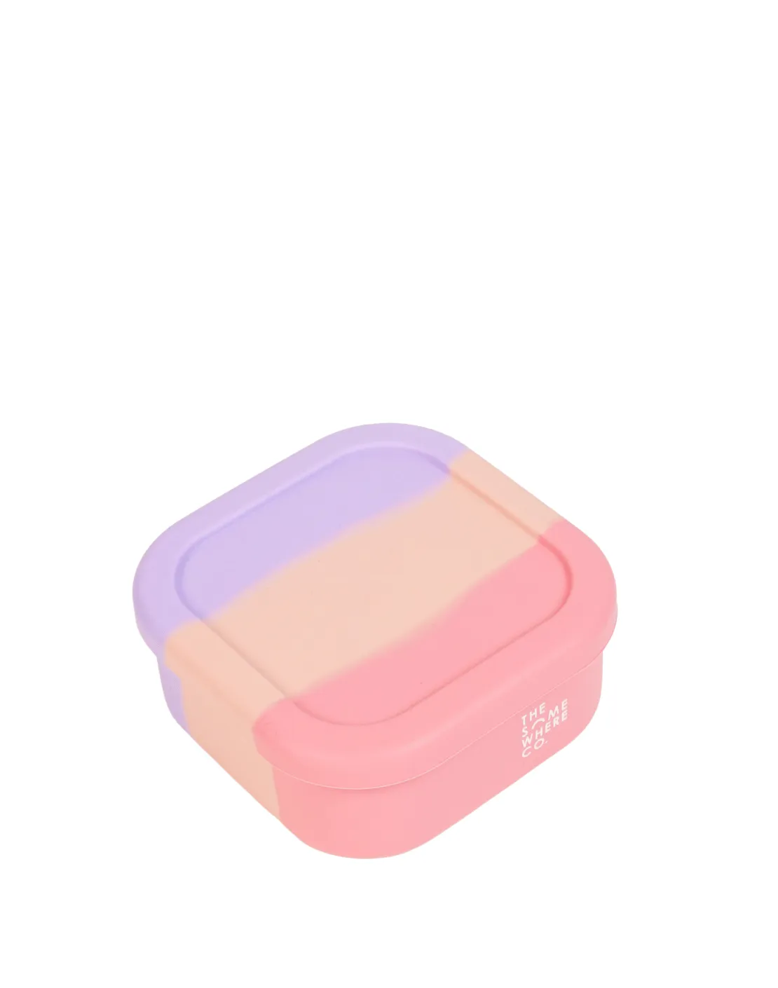 Cotton Candy Square Silicone Lunch Box