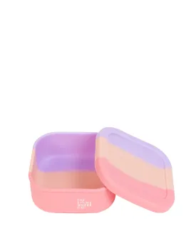 Cotton Candy Square Silicone Lunch Box