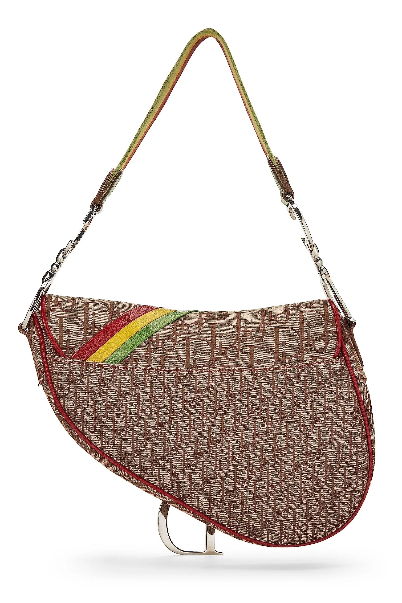 Dior,  Rasta Diorissimo Saddle Bag, Multi