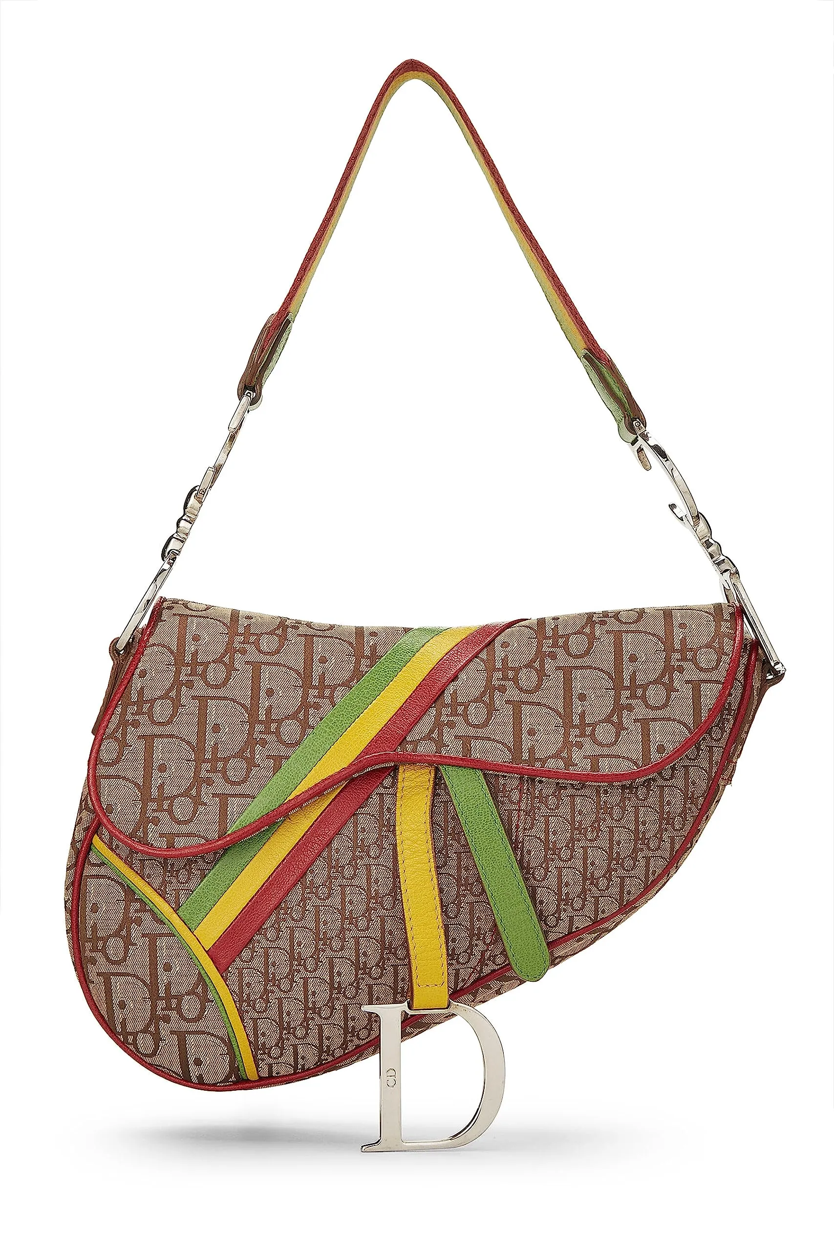 Dior,  Rasta Diorissimo Saddle Bag, Multi