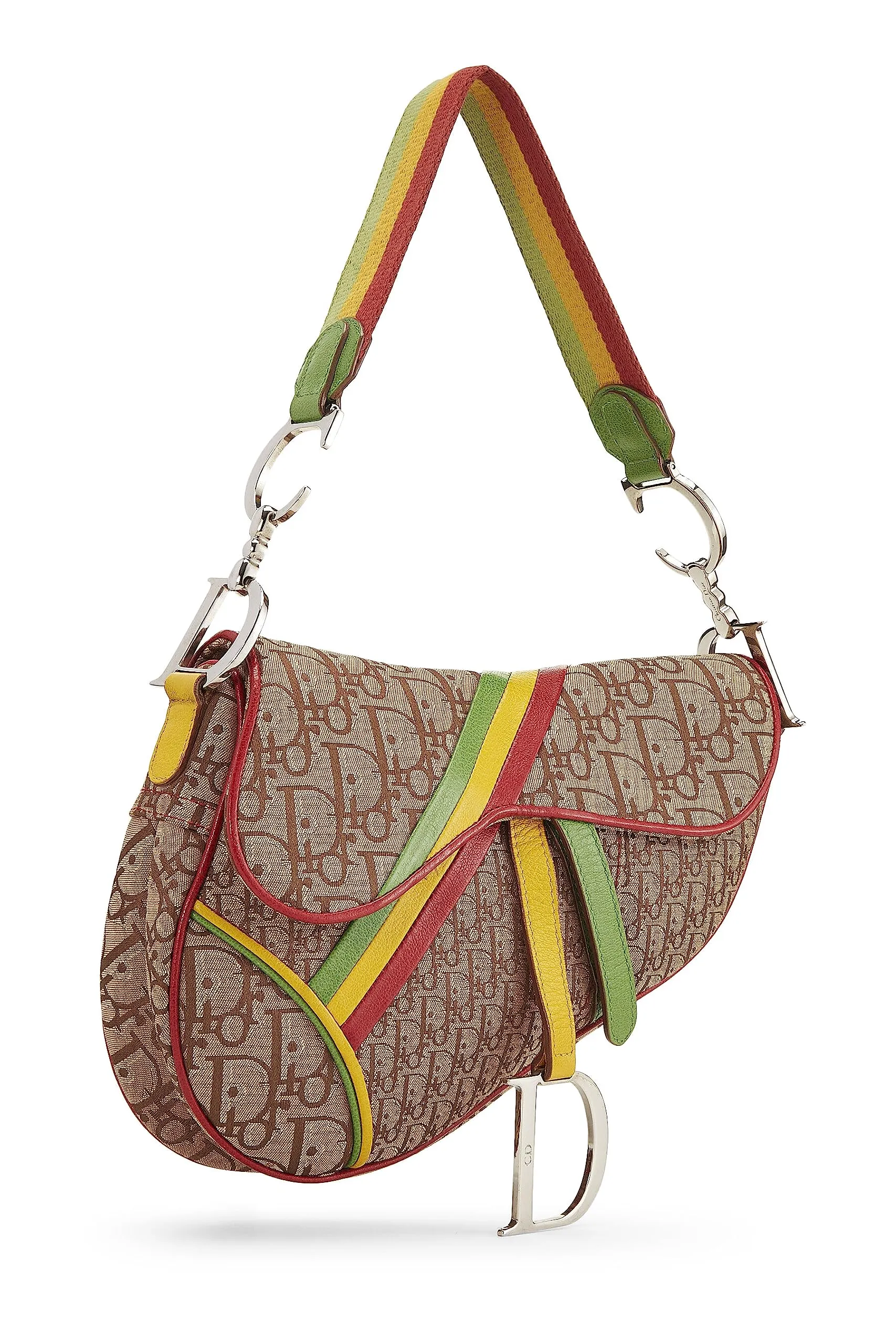 Dior,  Rasta Diorissimo Saddle Bag, Multi