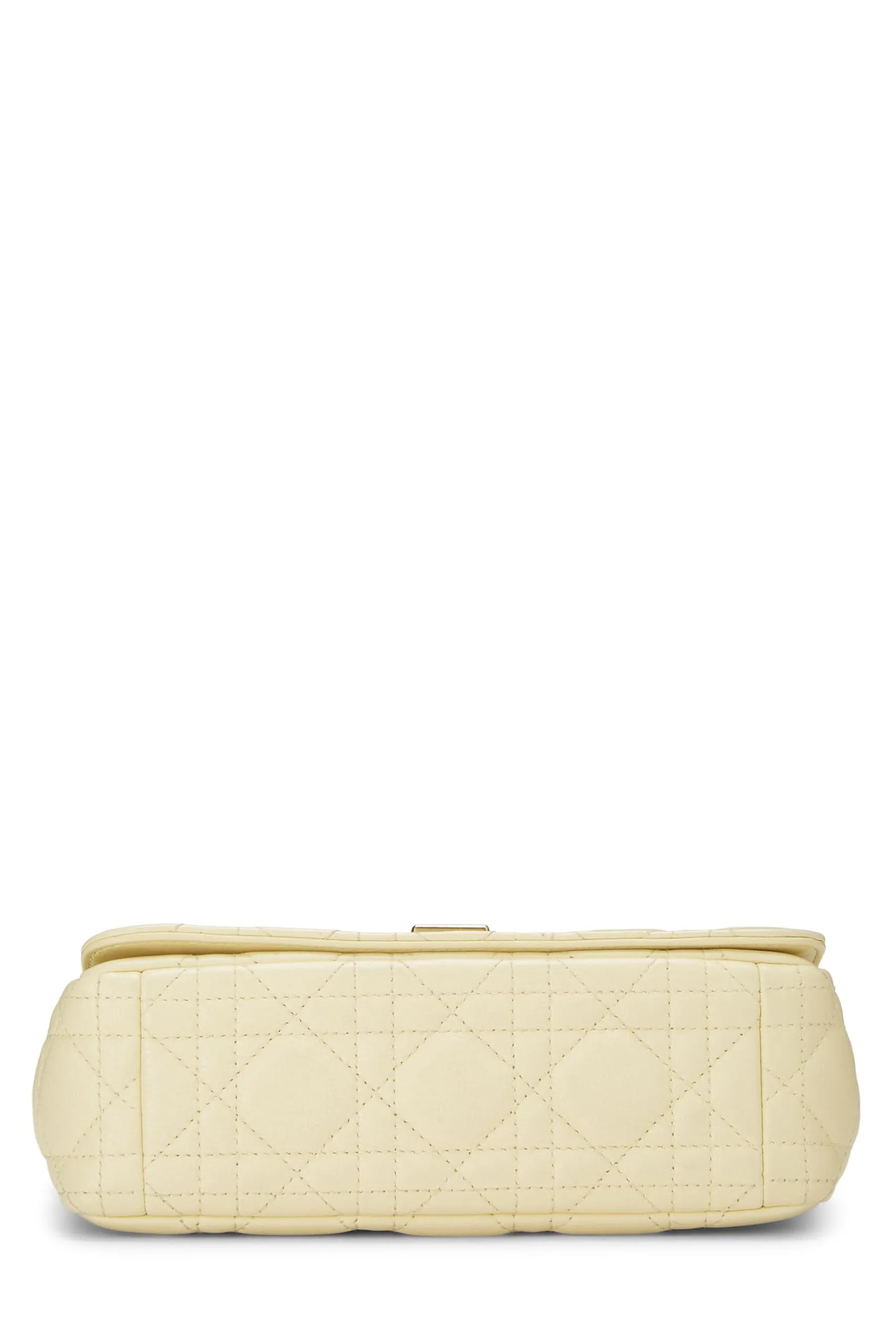 Dior,  Yellow Cannage Calfskin Caro Bag Small, Yellow