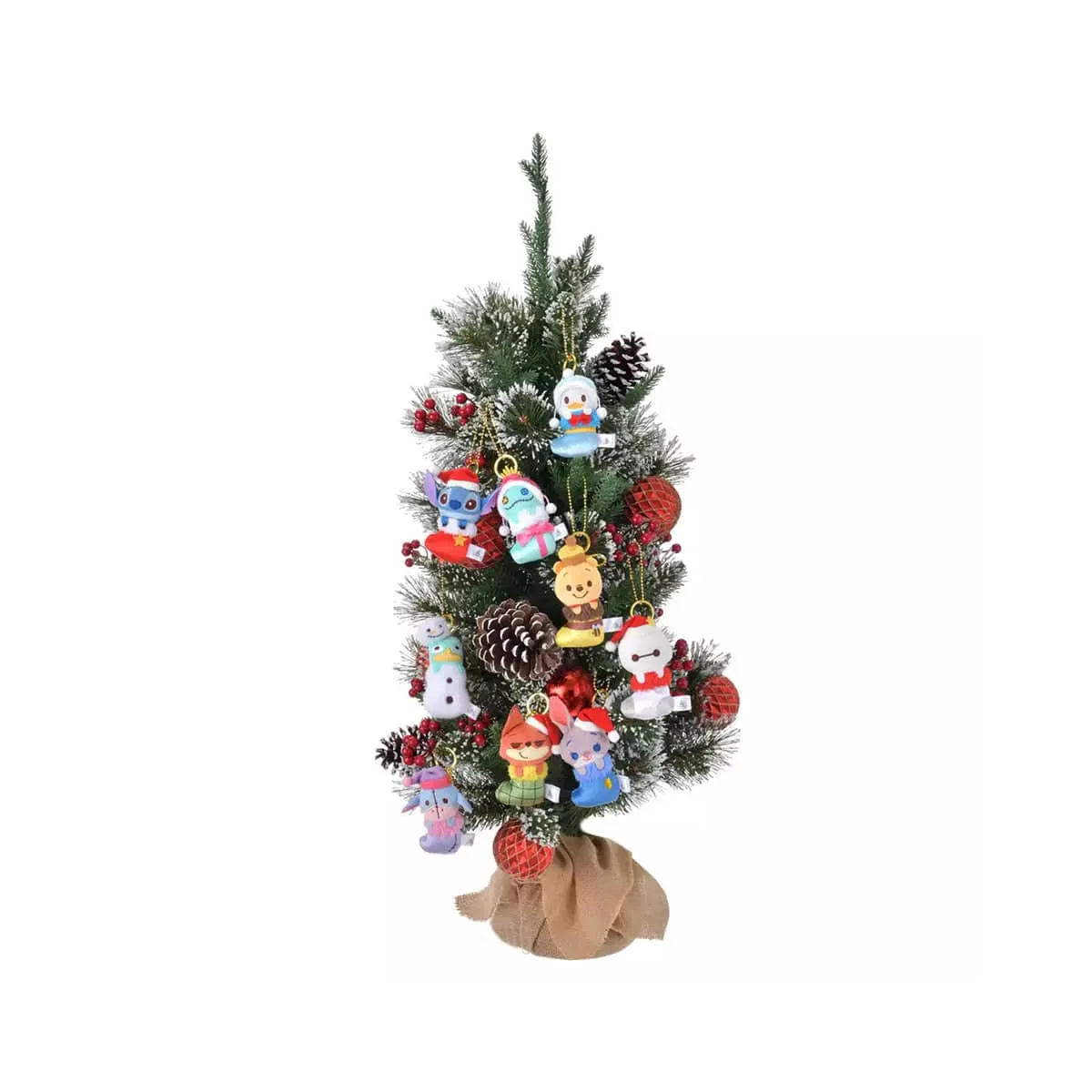 Disney Christmas Winnie the Pooh Keychain Sock