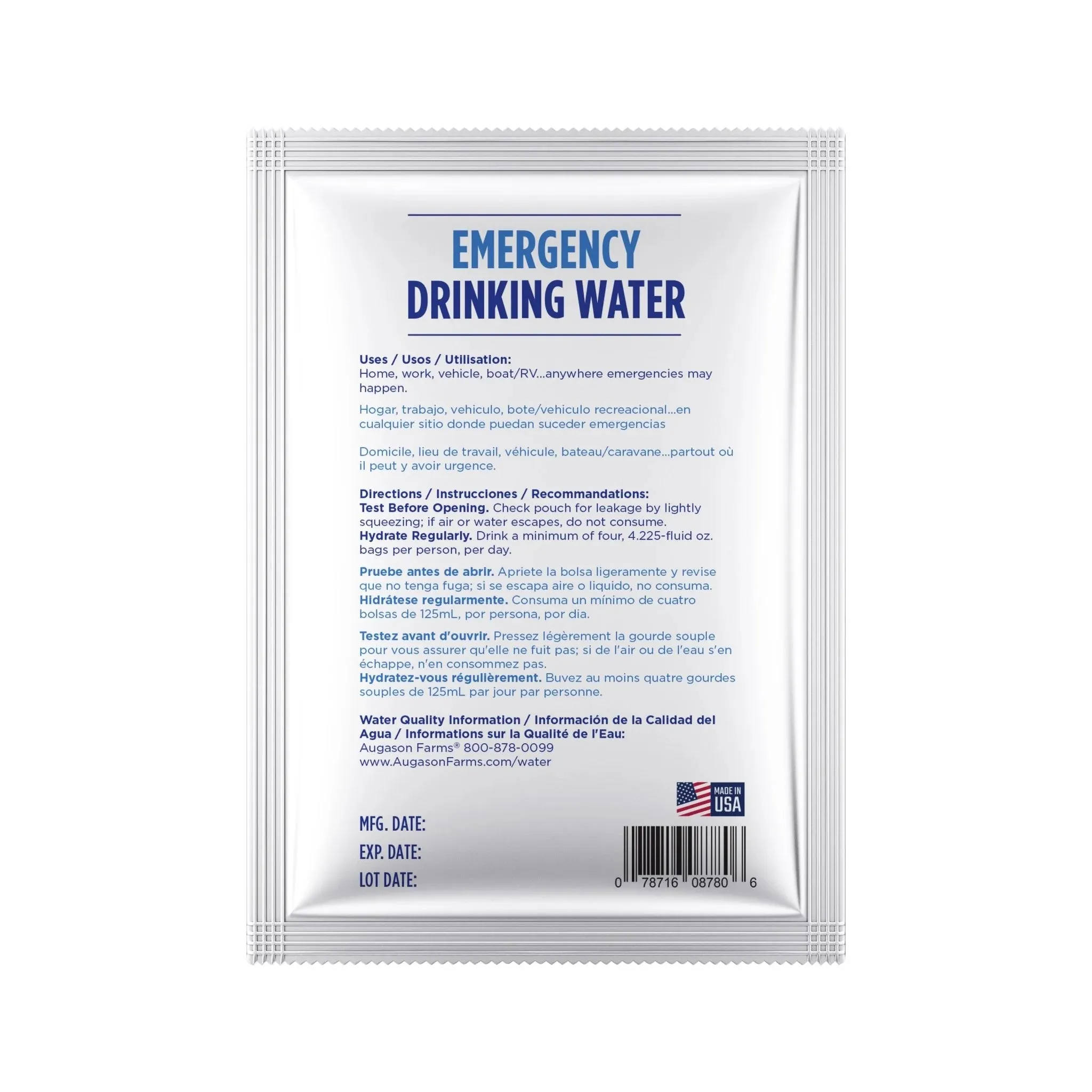 Emergency Drinking Water