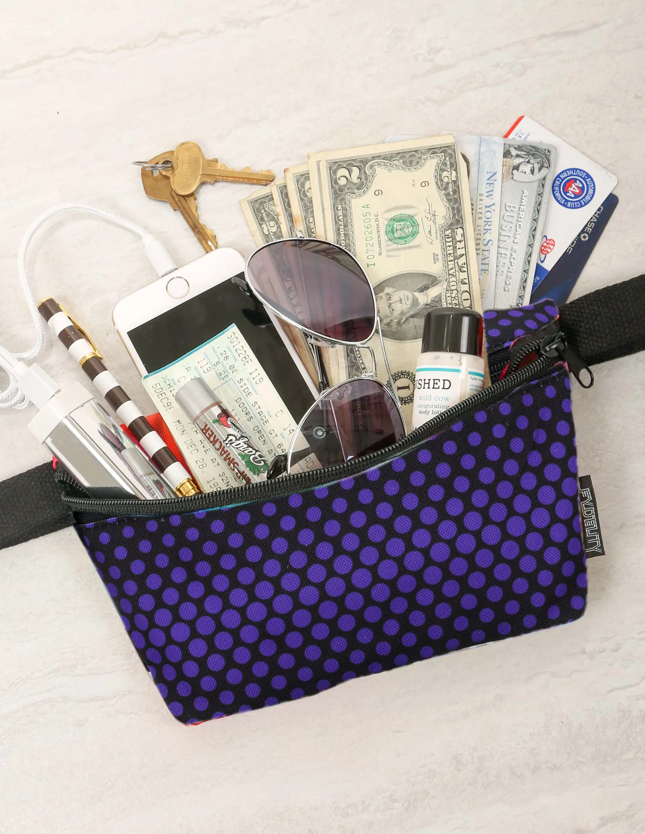 Fanny Pack | Slim | Purple Half