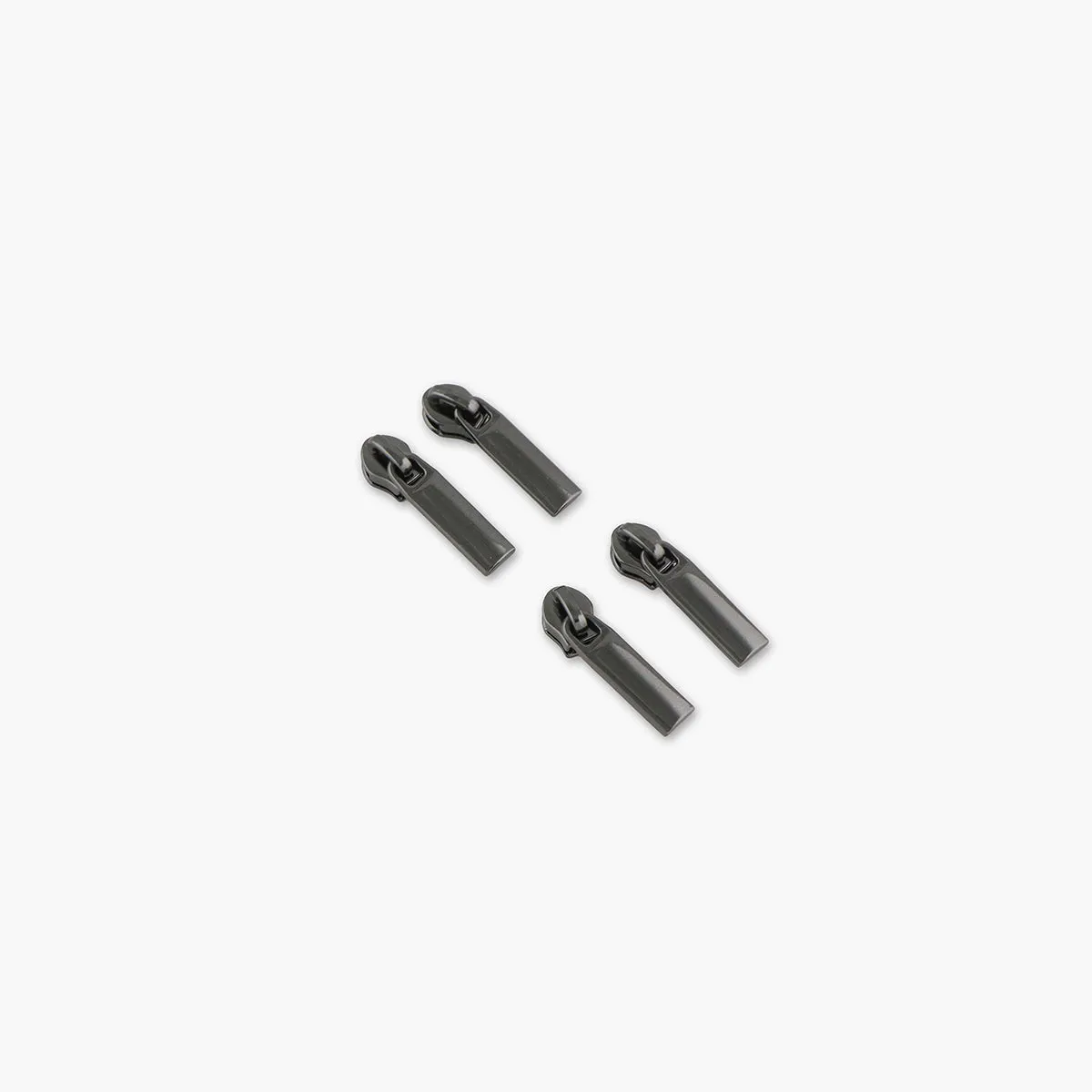 Four #3 Rectangle Zipper Pulls