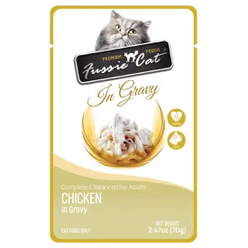 Fussie Cat Premium Pouch Chicken in Gravy Cat Food