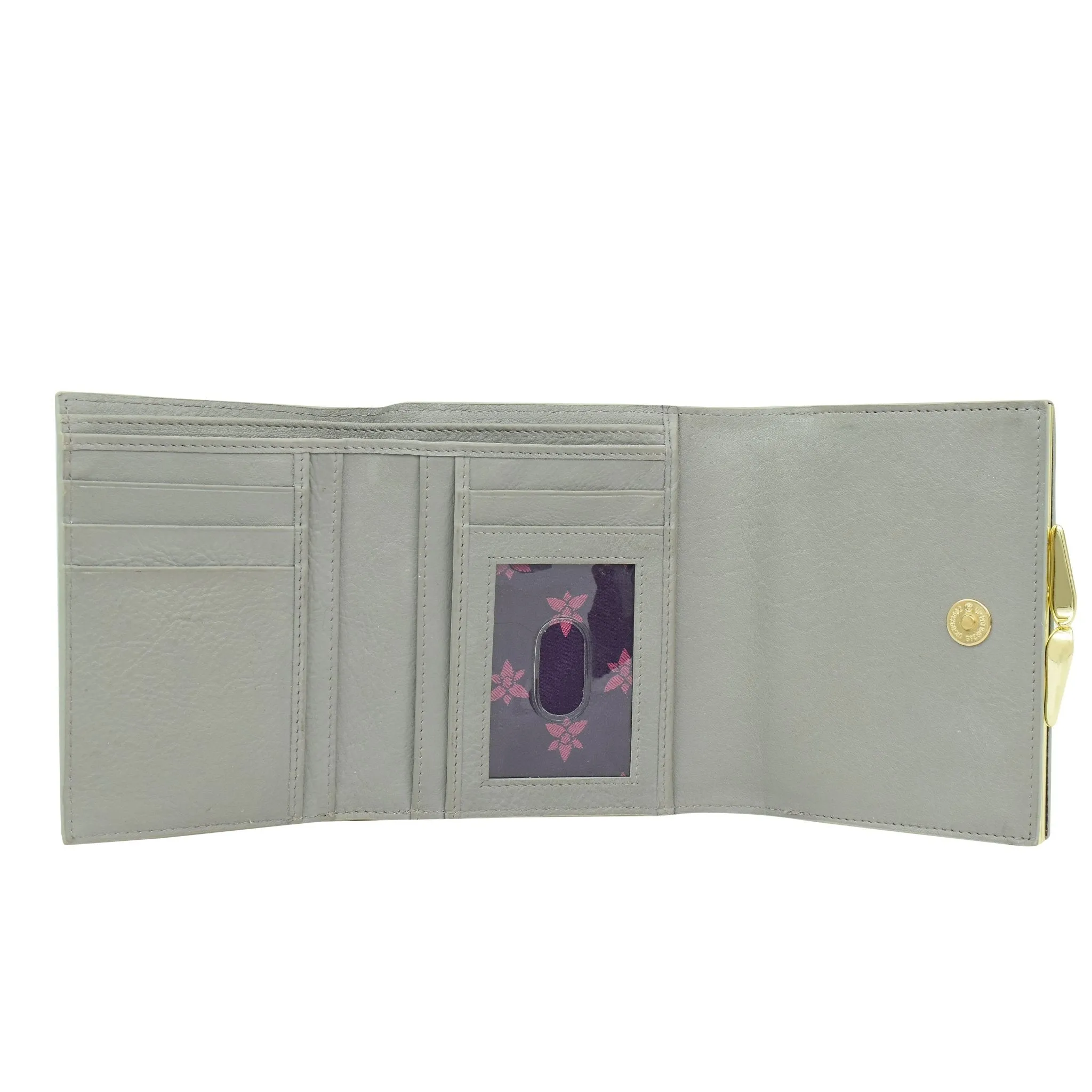Hand Painted Two-Fold Wallet with RFID