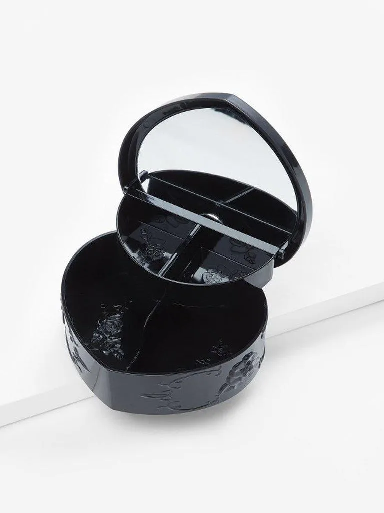 Heart Pattern Jewelry Box