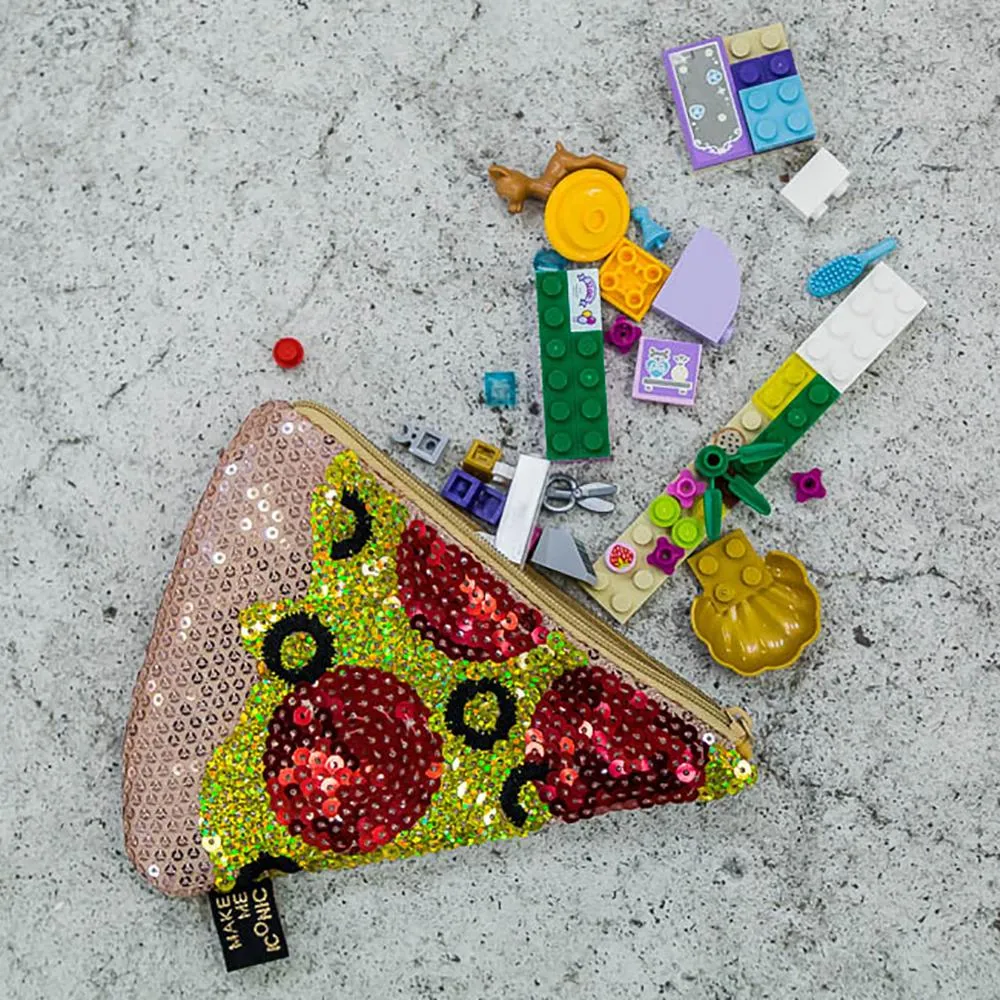 Iconic Sequin Pizza Purse